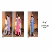 Ganga Emberlynn S2582 Wholesale Premium Pure Linen With Embroidery Salwar Suits