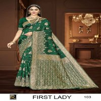 Ronisha First Lady Wholesale Banarasi Silk Ethnic Sarees