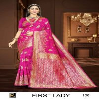 Ronisha First Lady Wholesale Banarasi Silk Ethnic Sarees