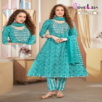 Dveeja Vintage Series Wholesale Kalli 3 Piece Salwar Suits Combo