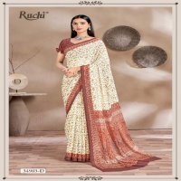 STAR CHIFFON VOL-161 BY RUCHI FESTIVAL WEAR FANCY CLASSY LOOK SAREE WHOLESALER