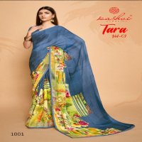 KASHVI CREATION TARA VOL 3 STYLISH WEIGHTLESS DESIGNER SWAROVSKI LACE SAREE EXPORTS