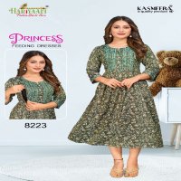 HARIYAALI PRINCESS VOL 2 FANCY RAYON CAPSUAL COMFY WEAR FULL STITCH FEEDING TOP COMBO SET