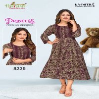 HARIYAALI PRINCESS VOL 2 FANCY RAYON CAPSUAL COMFY WEAR FULL STITCH FEEDING TOP COMBO SET