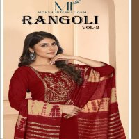 Moksh Rangoli Vol-2 Wholesale Readymade 3 Piece Dress