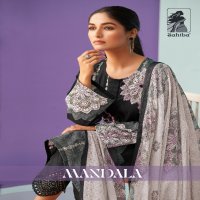 Sahiba Mandala Wholesale Pure Cotton Lawn With Hand Work Salwar Suits