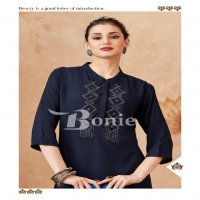 Bonie Berkha Vol-4 Wholesale Stone Work Short Tops