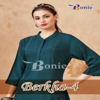 Bonie Berkha Vol-4 Wholesale Stone Work Short Tops