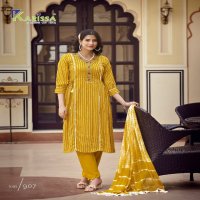 Karissa Merkee Wholesale Premium Pure VIscose Kurti With Pant And Dupatta