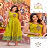 Aanchi Litchi Wholesale Handwork Anarkali Kurtis