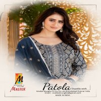 Master Patola Wholesale Readymade Three Piece Dupatta Work Suits