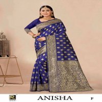 Ronisha Anisha Wholesale Banarasi Silk Ethnic Sarees