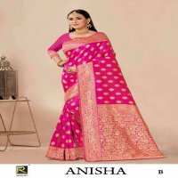 Ronisha Anisha Wholesale Banarasi Silk Ethnic Sarees