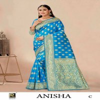 Ronisha Anisha Wholesale Banarasi Silk Ethnic Sarees