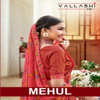 Vallabhi Mehul Wholesale Georgette Fabric Ethnic Sarees