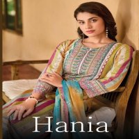 Kilory Hania Wholesale Pure Lawn Cotton With Fancy Lace Salwar Suits