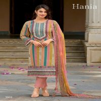 Kilory Hania Wholesale Pure Lawn Cotton With Fancy Lace Salwar Suits