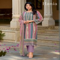 Kilory Hania Wholesale Pure Lawn Cotton With Fancy Lace Salwar Suits