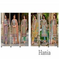 Kilory Hania Wholesale Pure Lawn Cotton With Fancy Lace Salwar Suits