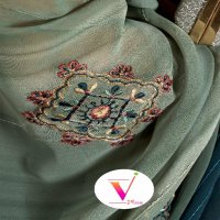 V Plus Garibrath Vol-9 Wholesale Georgette Saree With Embroidery Work