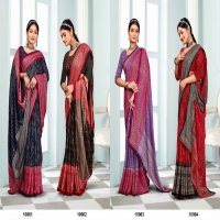 Mahamani Amrita-10 Wholesale Heavy Moss Foil Print Sarees