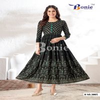 Bonie Aanchal Vol-3 Wholesale Anarkali Concept Kurtis Collection