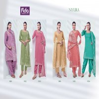 Fida Nyura Wholesale Pure Cotton With Embroidery Dress Material