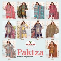 Vandana Pakiza Vol-4 Wholesale Soft Cotton With Swarovski Diamond Work Dress Material