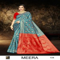 Ronisha Meera Wholesale Banarasi Silk Indian Sarees