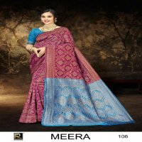 Ronisha Meera Wholesale Banarasi Silk Indian Sarees