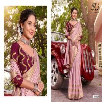 KALAVATI 5D DESIGNER HIT DESIGN SOFT SILK JACQUARD BORDER WITH FOIL PRINT SAREE