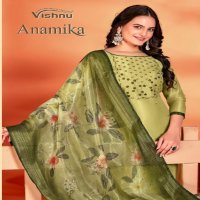 Vishnu Anamika Wholesale Tissue Silk Dress Material