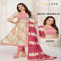 Starlink Miss World Wholesale Capsule Print With Embroidery Readymade Three Piece Suits Combo