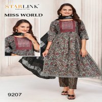 Starlink Miss World Wholesale Capsule Print With Embroidery Readymade Three Piece Suits Combo