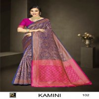 Ronisha Kamini Wholesale Banarasi Silk Ethnic Sarees