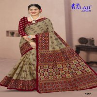 Balaji Prime Beauty Vol-4 Wholesale Pure Cotton Printed Sarees