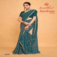 Kashvi Bandhani Vol-3 Wholesale Major Georgette Ethnic Sarees