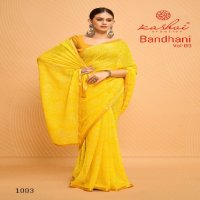 Kashvi Bandhani Vol-3 Wholesale Major Georgette Ethnic Sarees