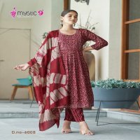 MYSTIC 9 SARA VOL 6 AMAZING READYMADE NAYRA CUT KURTI PANT DUPATTA COLLECTION