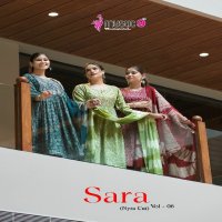 MYSTIC 9 SARA VOL 6 AMAZING READYMADE NAYRA CUT KURTI PANT DUPATTA COLLECTION