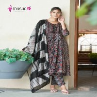 MYSTIC 9 SARA VOL 6 AMAZING READYMADE NAYRA CUT KURTI PANT DUPATTA COLLECTION