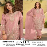 Zaha 10340 Colour Wholesale Readymade Pakistani Salwar Suits