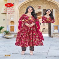 NAVKAR CREATION KASHISH VOL 3 FULLSTITCH ALIYA CUT KURTI PANT DUPATTA