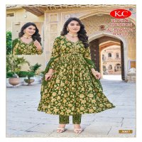 NAVKAR CREATION KASHISH VOL 3 FULLSTITCH ALIYA CUT KURTI PANT DUPATTA