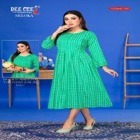 Dee Cee Shloka Wholesale Flared Long Feeding Kurtis