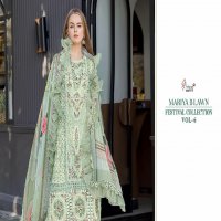 SHREE FAB PRESENT MARIYA B LAWN FESTIVAL COLLECTION VOL-6 COTTON UNSTITCHED PARTY WEAR SALWAR KAMEEZ SUIT