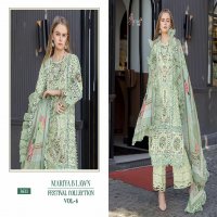 SHREE FAB PRESENT MARIYA B LAWN FESTIVAL COLLECTION VOL-6 COTTON UNSTITCHED PARTY WEAR SALWAR KAMEEZ SUIT
