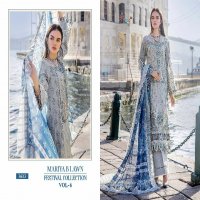 SHREE FAB PRESENT MARIYA B LAWN FESTIVAL COLLECTION VOL-6 COTTON UNSTITCHED PARTY WEAR SALWAR KAMEEZ SUIT
