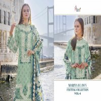 SHREE FAB PRESENT MARIYA B LAWN FESTIVAL COLLECTION VOL-6 COTTON UNSTITCHED PARTY WEAR SALWAR KAMEEZ SUIT