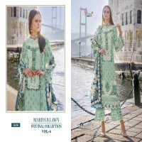 SHREE FAB PRESENT MARIYA B LAWN FESTIVAL COLLECTION VOL-6 COTTON UNSTITCHED PARTY WEAR SALWAR KAMEEZ SUIT
